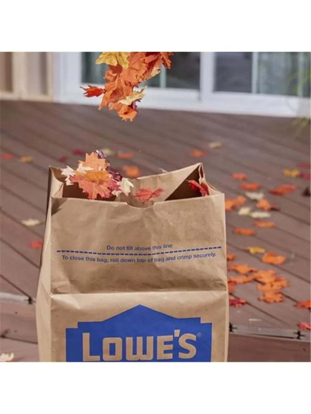 30 Gallon Paper Lawn Leaf Yard Waste Bags Biodegradable Compost Trash 10 Pack